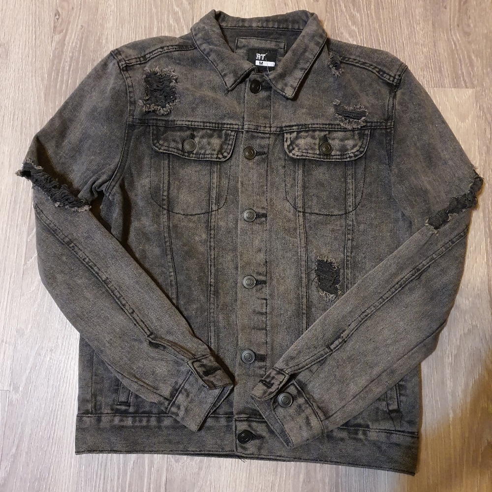 Distressed Denim Jacket